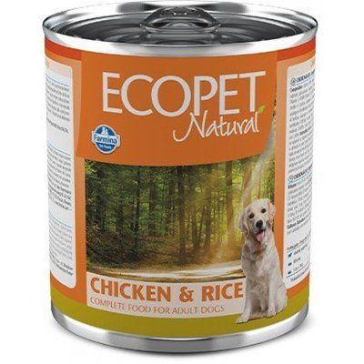 Вологий корм Farmina Ecopet Natural Dog Chick & Rice для дорослих собак з куркою 300 г 167511 фото